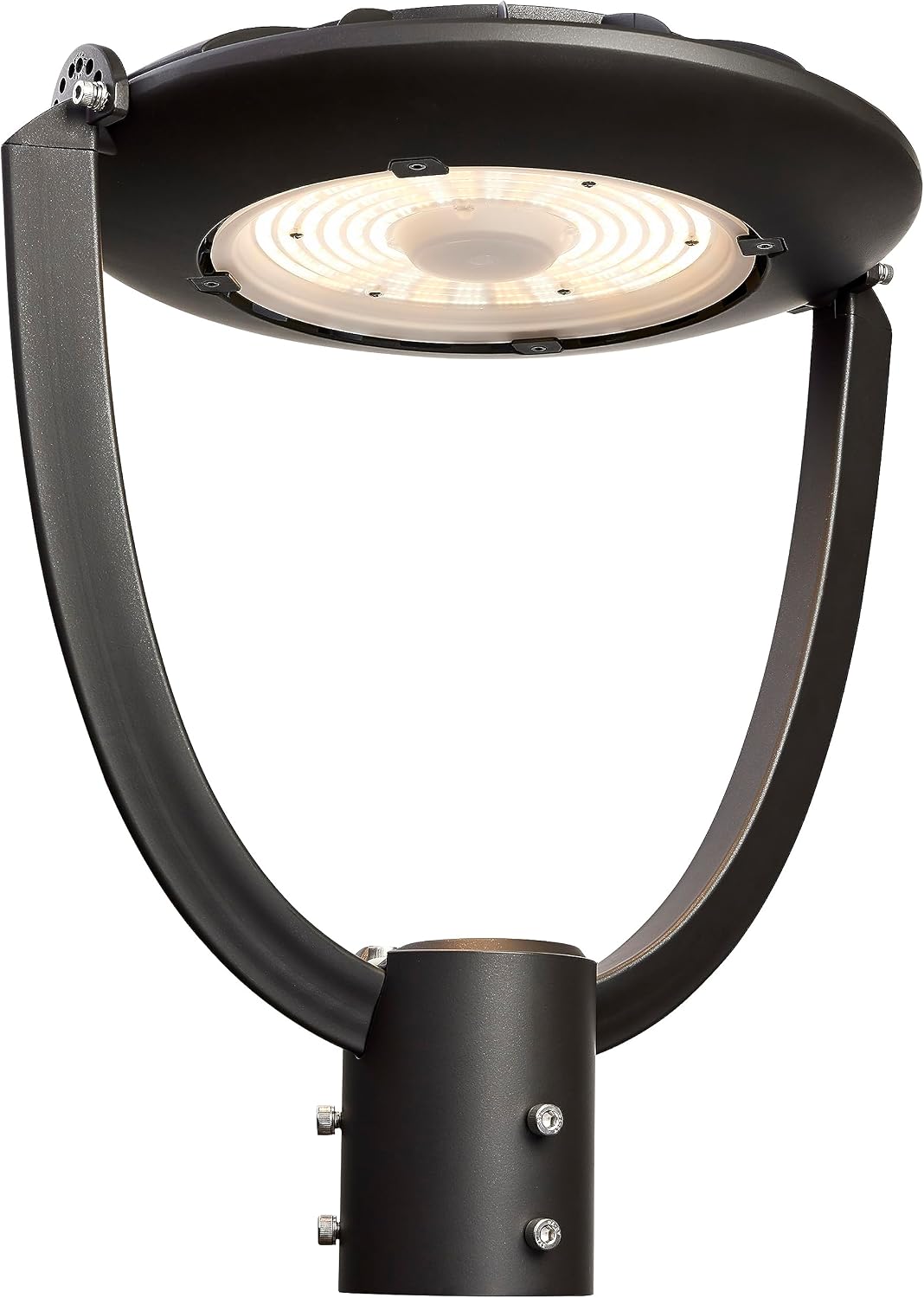 Nuvo 65/892 LED Adjustable Outdoor Post Top Area Light, Selectable Color Temperature, 75 Watts, Bronze Finish