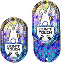 Rabbit Fidget Toys for Adults - Mechanical Fidget Slider with Ratchet-Like Sound & Haptic Feedback, Office Executive Desk Toys for Stress & Anxiety Relief (Titanium Colorful)