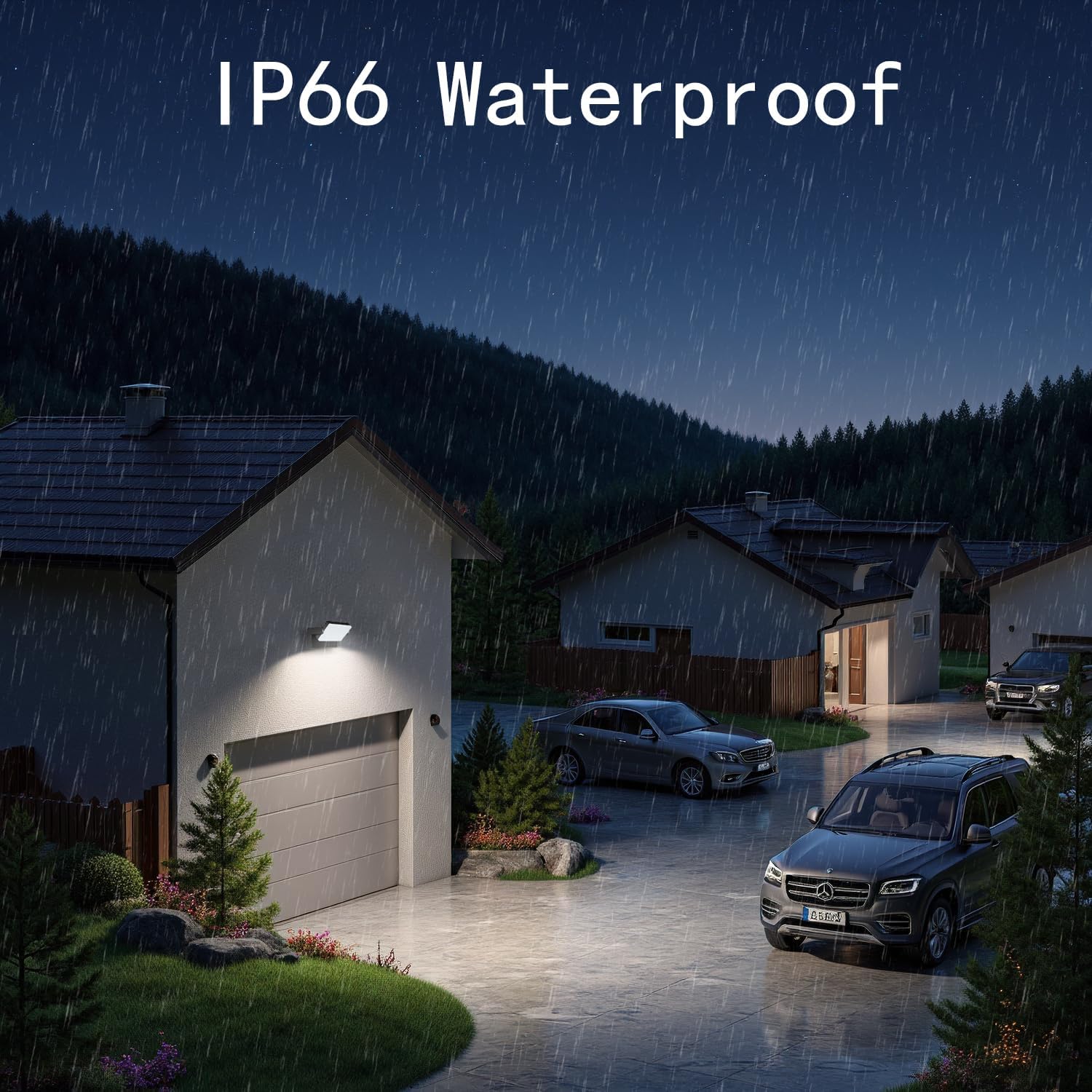60W LED Outdoor Wall Light – 360° Rotatable, Motion Sensor & Color Temp Adjustable (3000K/4000K/6500K) Commercial Security Wall Mount for Barn, Proch,Garage & Yard