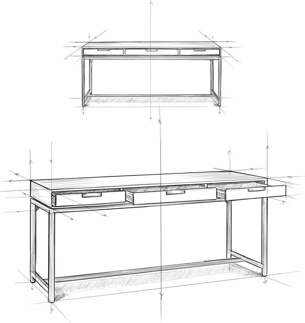 SIMPLIHOME Banting Desk - 72 Inch Wide Solid Wood and Metal Writing Desk in Medium Saddle Brown, Modern Industrial Home Office Computer Table for Study with 2 Drawers and Flip-Down Keyboard Tray