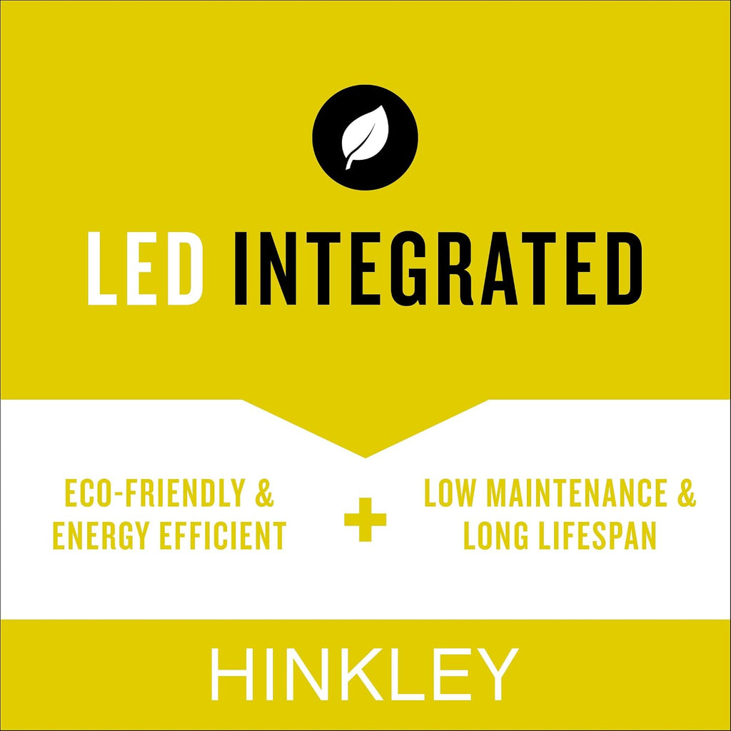 Hinkley Hover 60' Indoor/Outdoor Smart Ceiling Fan with Light and Remote, Modern Propeller Style with Composite Fan Blades, Integrated LED, Brushed Nickel and Weathered Wood