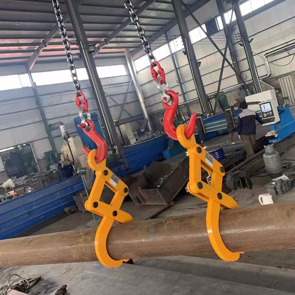 1T Heavy Duty Vertical Plate Clamp, Lifting Tongs Spreader, Stable Sheet Metal Lifter, Easy-to-Use Beam Tool for Secure Locking and Safe Lifting