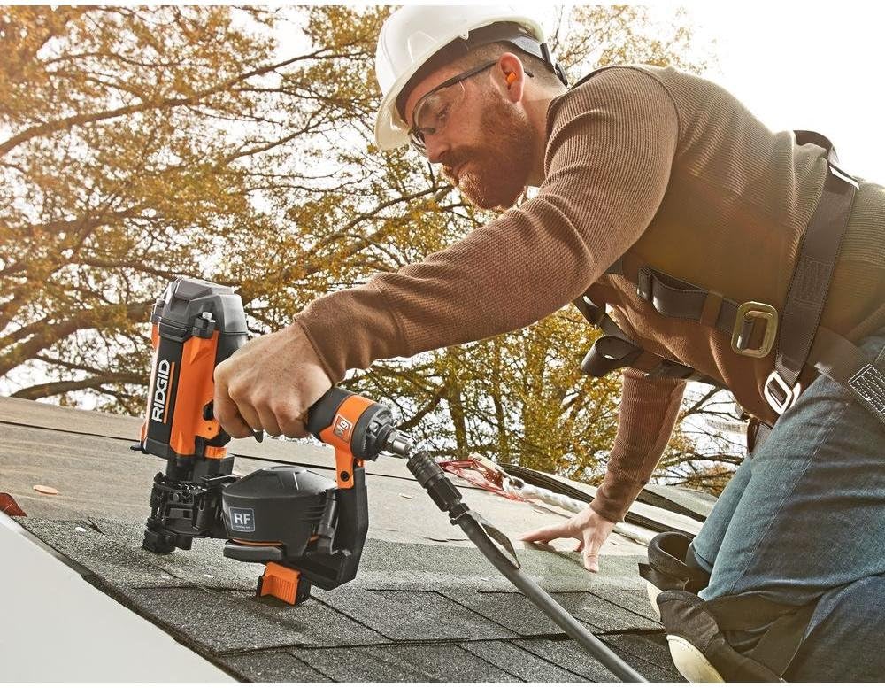 Pneumatic 15 DEG. 1-3/4 in. Coil Roofing Nailer