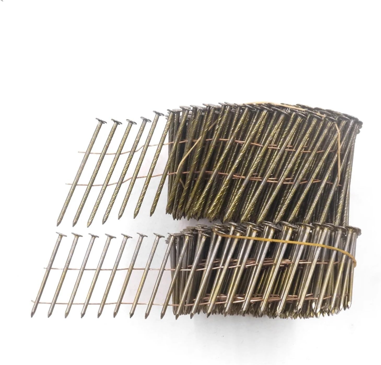 Roofing Nails 1roll*9000pcs Thread Nail Coil Nails Pallet Nailer Pneumatic Wooden Pallets Roofing