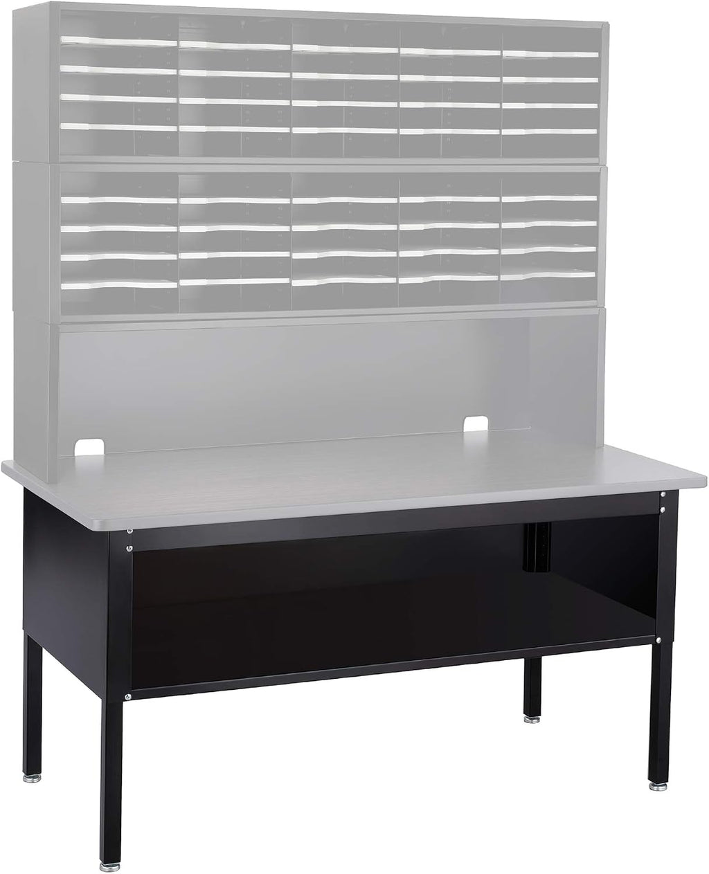 Safco E-Z Sort Mail Organizer Sorting Table, Office and Classroom Commercial Grade, Base Only, Black