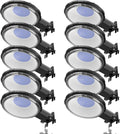 Viugreum 10 Pack 100W 12000LM LED Barn Light,Dusk to Dawn Outdoor Lighting, Garden Light IP65 Waterproof 5000k Daylight (700w MH/HPS Replacement) Security Light with Photocell