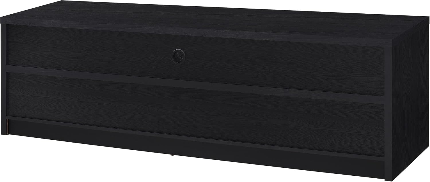 Coaster Home Furnishings Rutland 78-Inch TV Stand and Media Console Black, 3-Drawer Entertainment Center