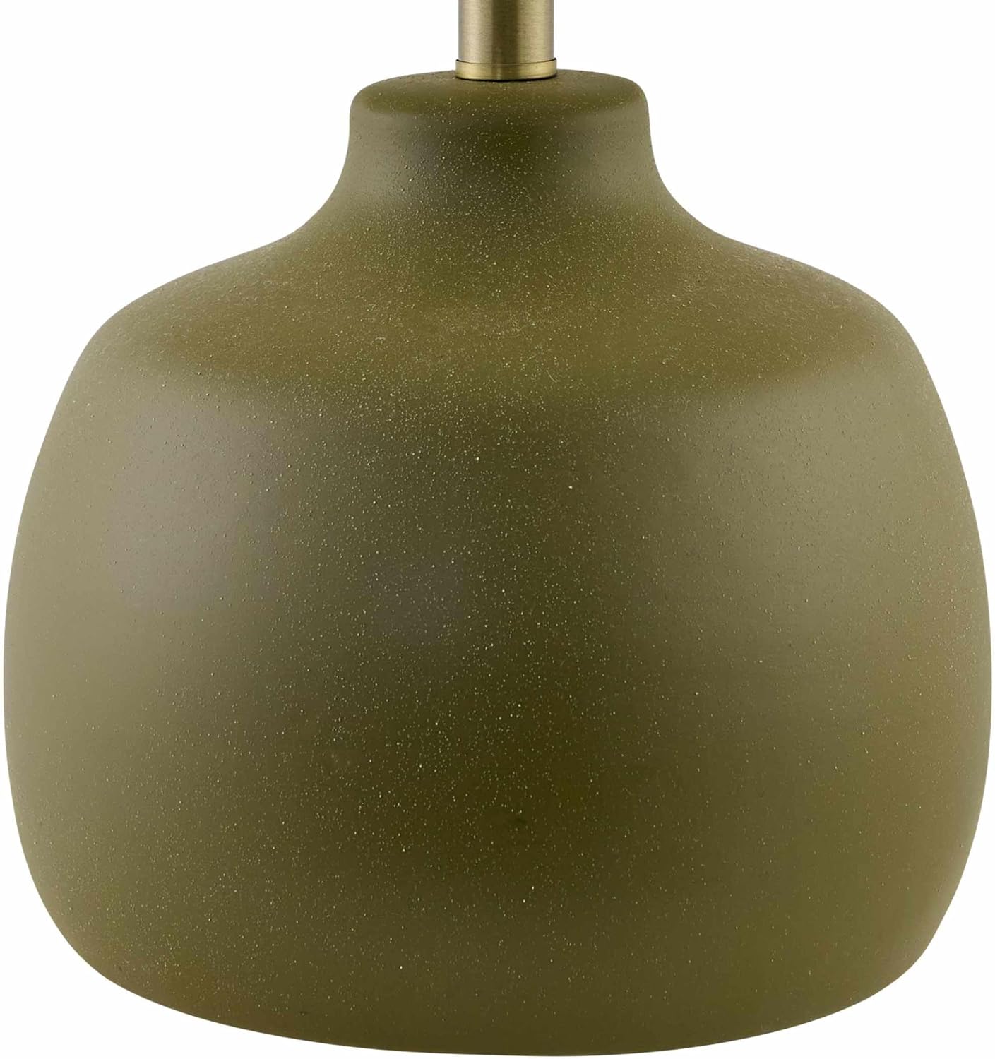 BoutiqueRugs Tribaldos Boho Bedside Table Lamp for Bedroom Nightstand - End Side Lighting for Living Room - Shade Linen - Green, Olive, White - 21' H