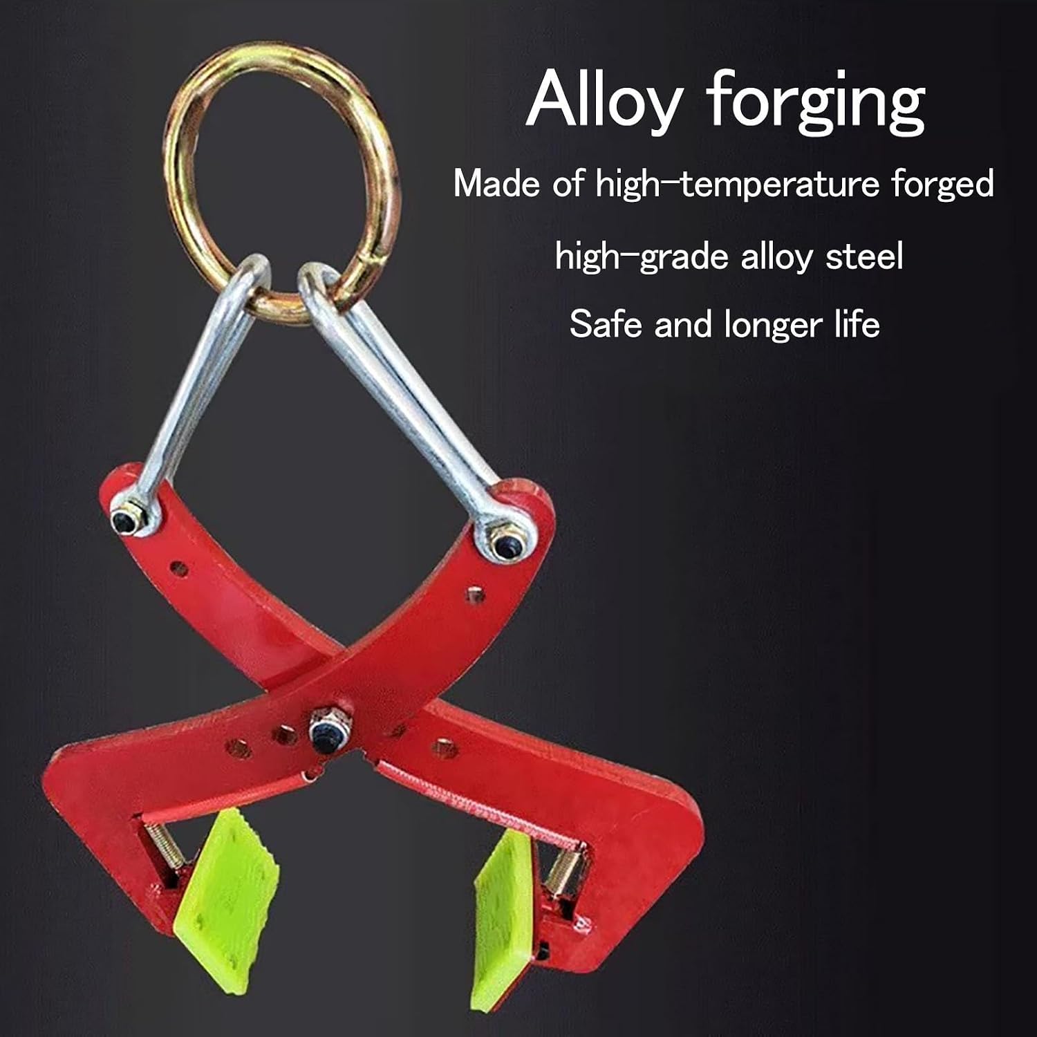 Granite Slab Lifting Clamp, Heavy Duty Stone Lifting Clamp, Load Capacity Up to 573-716 Lbs (260-325 Kg), Adjustable Scissor Liftings Clamp(7in)