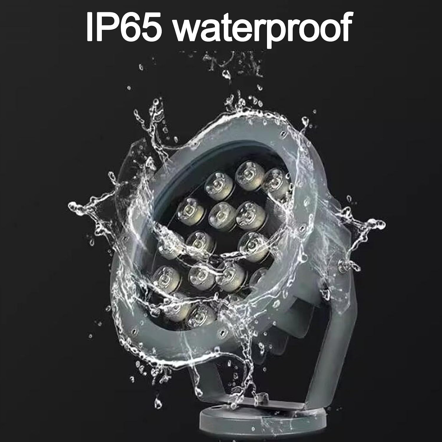 Tree Spotlight LED Beam Spotlight - Round Outdoor LED Flood Light, AC 110V IP65 Waterproof Triple Plug-in Tree Lamp, Garden Courtyard Greening Lawn Projection Tree Landscape Spotli