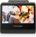 22MP Film Slide Scanner Digital Film Scanner 14MP Film Scanner with 5in LCD 16GB Memory for 35mm 126mm 110mm Color Black White Negatives Super 8 Slides
