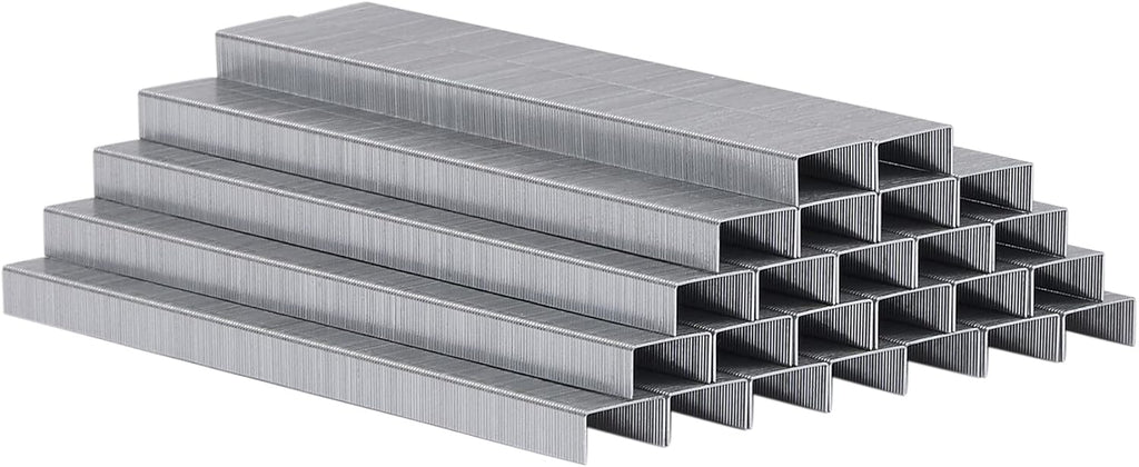 Amazon Basics Standard Stapler Staples, Value Pack, 500,000 Count, 100 Packs of 5000, Silver