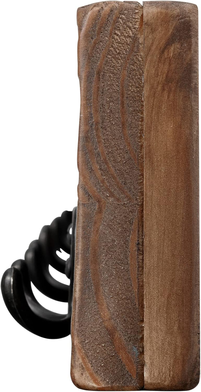 Alaterre Furniture Pomona Entryway Bench and Coat Hook Set – Modern Rustic 48-Inch Solid Wood Bench & Wall Mounted Coat Hook Set for Jackets, Bags & Shoes in Mudroom or Hallway (Rustic Brown)