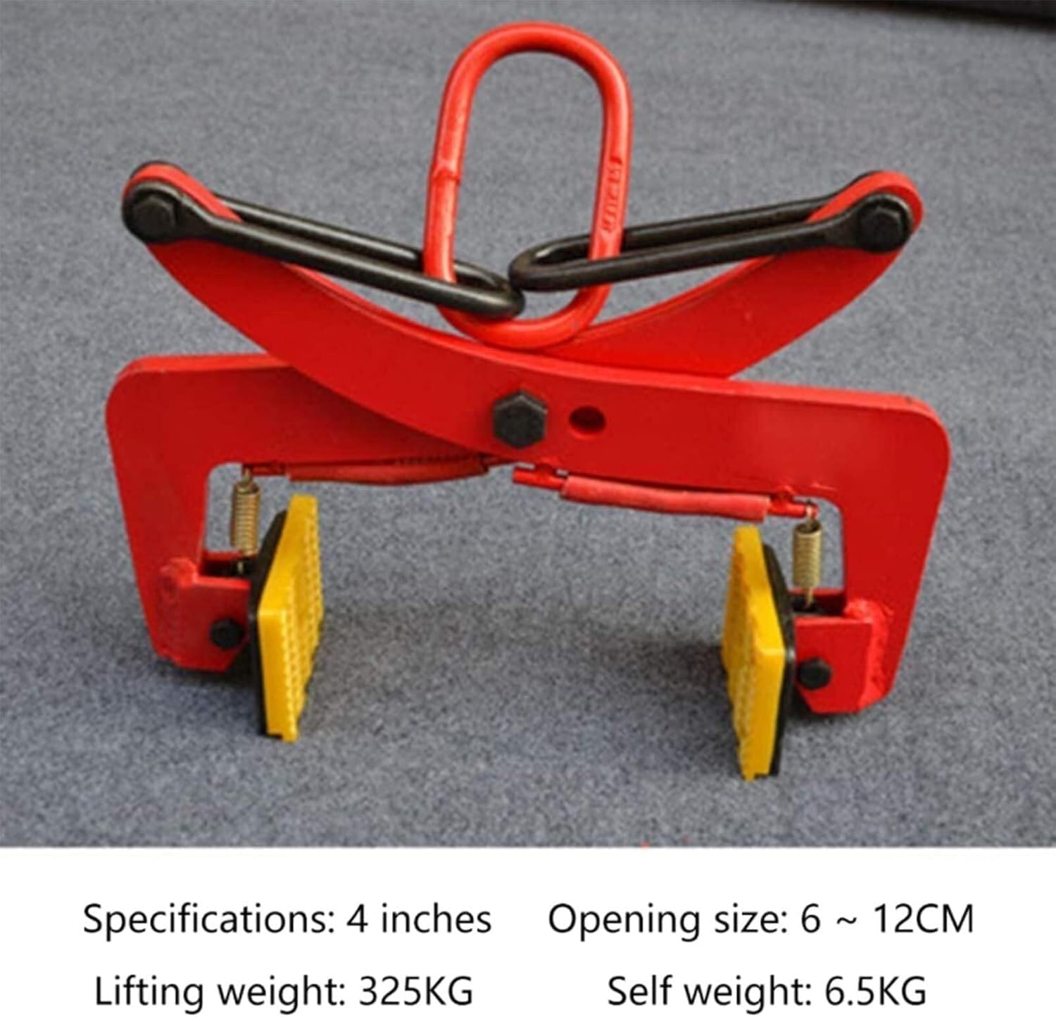 Lifting Clamps,Lifting Clamp Jaw Opening 4 Inch Vertical Plate Clamp for Lifting and Transporting Steel Plates and Structures(A1)