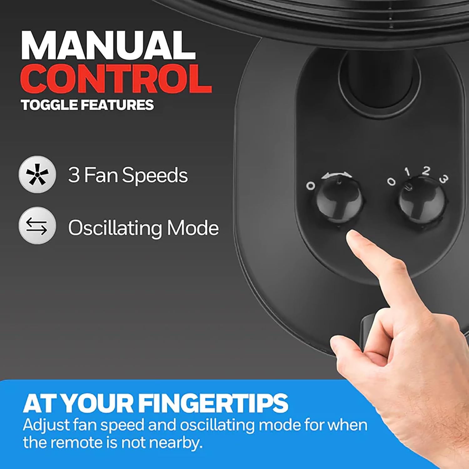 Honeywell Outdoor Wall Mount Oscillating Wet Rated Fan, Strong Airflow, 3 Speeds, 300 Degree Oscillation, 8 Foot Corded Electric, Matte Black