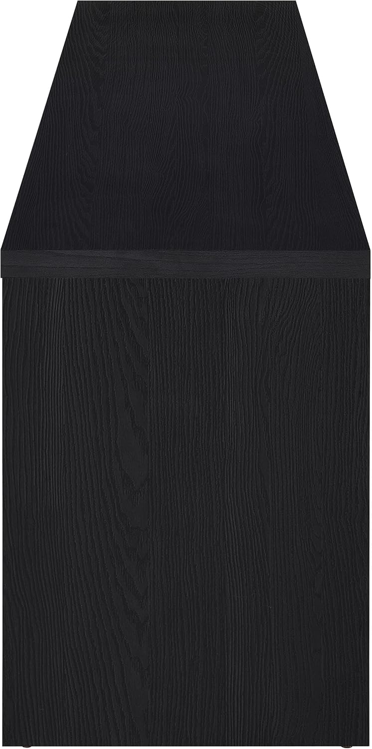 Coaster Home Furnishings Rutland 78-Inch TV Stand and Media Console Black, 3-Drawer Entertainment Center