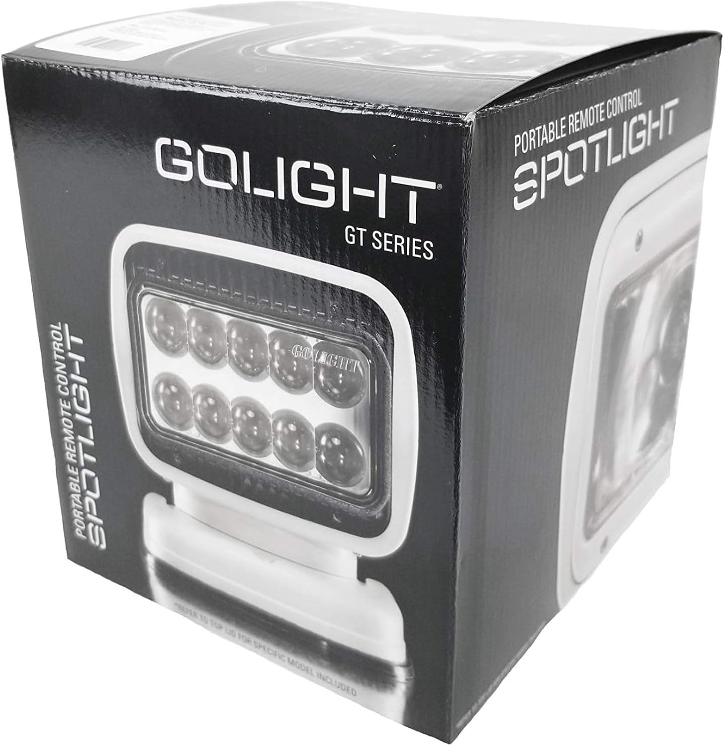 Golight 79514GT LED Portable Spotlight | Magnetic Mount Work Light with Wireless Remote | Black Weatherproof LED for Trucks, Boats, Off-Road & Outdoor Use