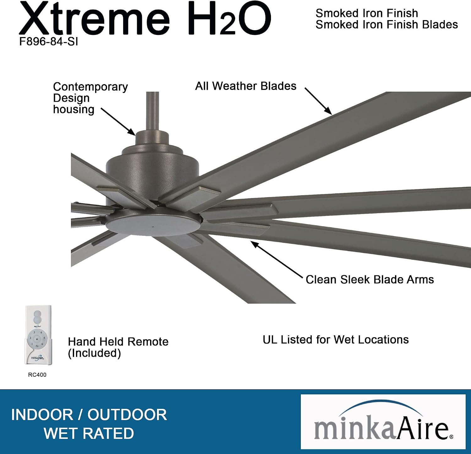 84' OUTDOOR CEILING FAN