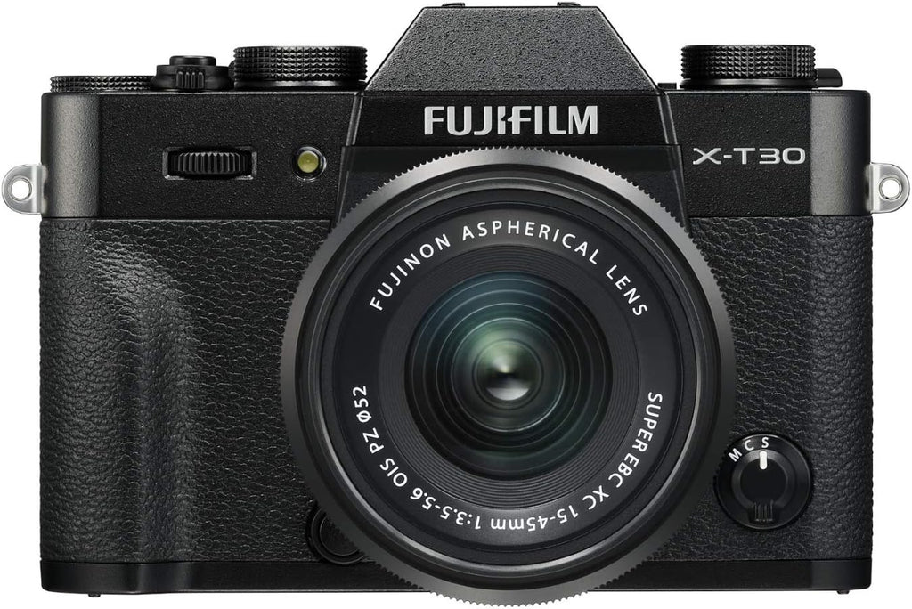 Fujifilm X-T30 Mirrorless Digital Camera w/XC15-45mm Kit - Black