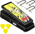Dunlop IM95K Iron Maiden Killers Cry Baby Wah Pedal - Bundle with 3 MXR Patch Cables and Dunlop Custom Jazz III Guitar Picks