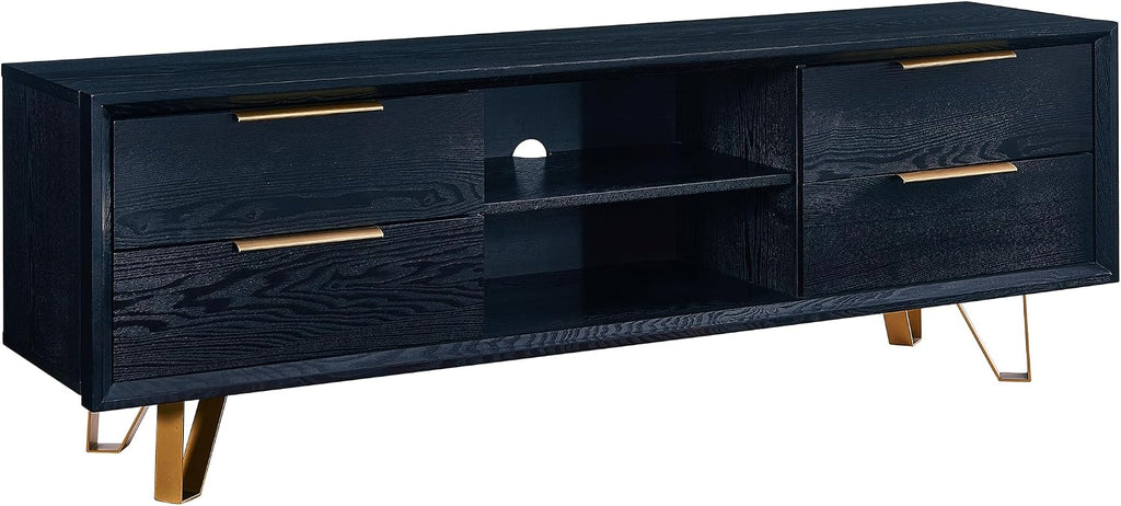SEI Furniture Malone Black console table,