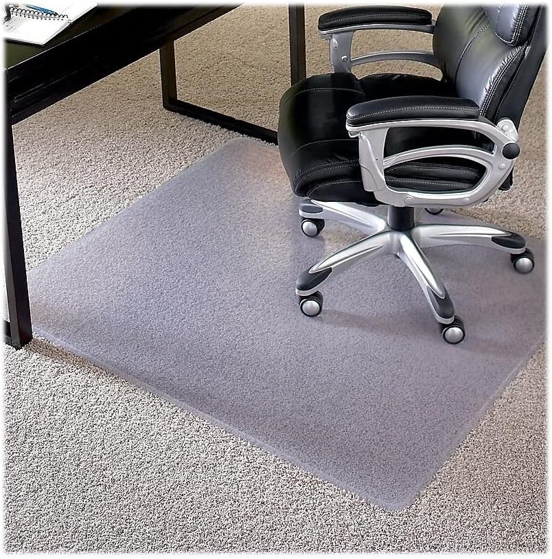 Staples Office Chair Mat for Carpeted Floors, 2MM Computer Rolling Chair Mats, Easy Glide for Chairs 55' 24' 48' 36' 72' Protects Floors, Suitable for Home Desk, Work, Office (Size : 60' x 60')