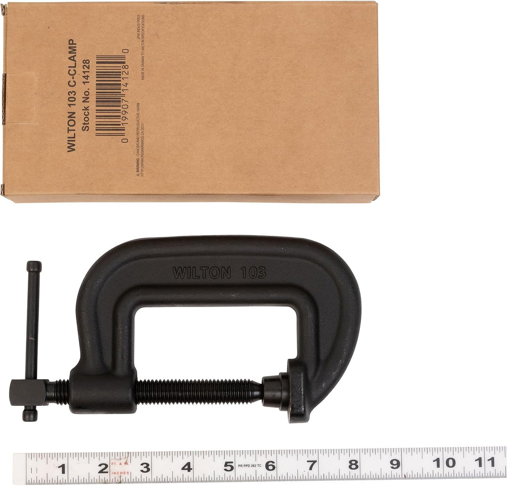 Wilton Brute Force C-Clamp, 2-15/16' Opening, 2' Throat, 8750 Lbs. Clamping Force (Model 103) (Pack of 2)