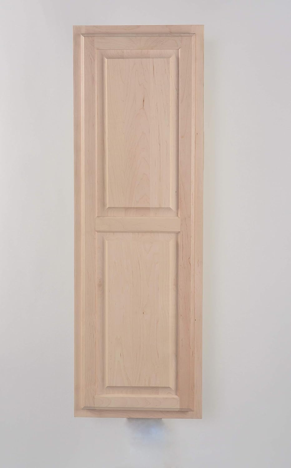 Hideaway Ironing Board Supreme Unfinished Maple with Raised Panel Door