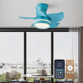 Ceiling Fans with Lights, Fans with Lights and Remote/APP Control, Modern Flush Mount Ceiling Fan, with 5 Reversible Blades 3 Colors Dimmable 6 Speeds Ceiling Fan for Bedroom/Kitchen/Dining Room/Patio