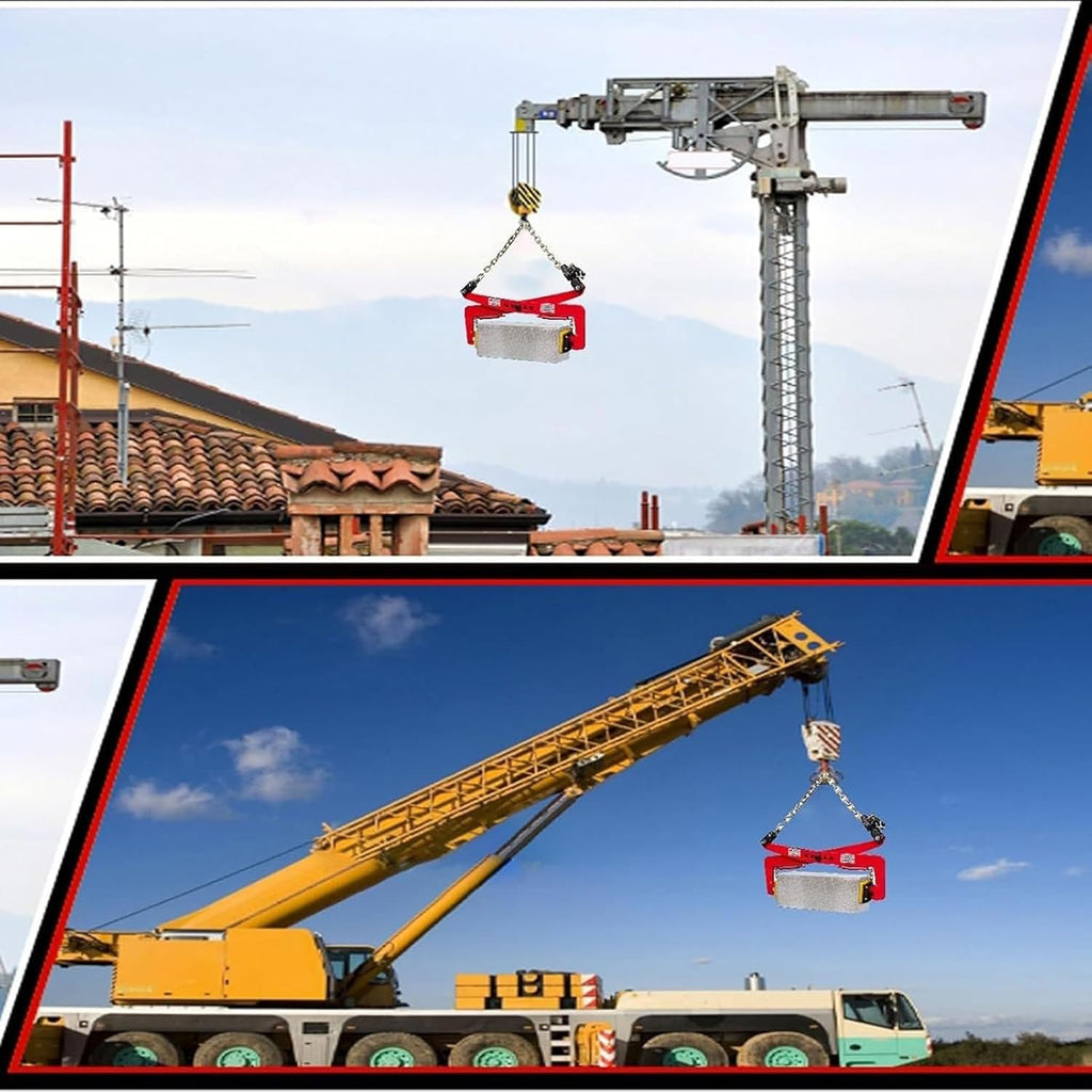 Granite Slab Lifting Clamp Pliers, 30/40/50/60/70/80/90cm Adjustable Jaw Opening Stone Lifting Tool, Roadside Curb Clamp for Handling Concrete Block, Aluminum Plate, Metal Sheet(36-85cm(14.1-33.4in))