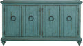 Martin Svensson Home Garden District Rustic Turquoise Solid Wood 65' TV Stand