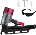NR2183 Framing Nail Gun 21 Degree Plastic Strip Nailer 2-Inch up to 3-1/4-Inch Plastic Collated Full Head Framing Nailer Aluminum Magazine Light Weight Fast Speed