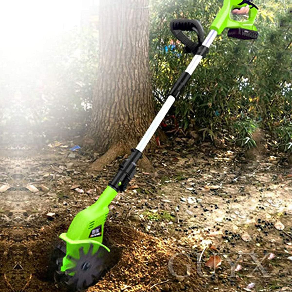 20V 4000Mah Electric Tiller Cultivator/Rotavator,Electric Cordless Hand Tiller Soil Cultivator,Gardening Tool Cultivation Machine for Allotment, Lawn, Garden