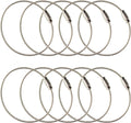 Millennial Essentials Stainless Steel Wire Keychains 1.5mm 6.3 Inches Aircraft Cable Key Ring Loops for Hanging Luggage Tags or ID Tags (5000 Pack)