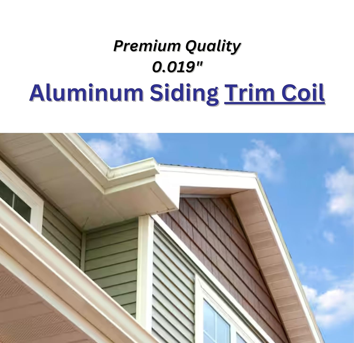 Eagle 1 Aluminum/Vinyl Siding Coil (Multiple Sizes) Each Roll Includes Free 1.25' Matching Stainless Steel Trim Nails - Fascia Cover- Aluminum Flashing Roll (24' x 50 FT, Musket Brown Woodgrain)