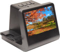 Slide Scanner, Digital Film Scanner, with Large 5' LCD Screen, Convert Color and B and W Negatives and Slides 35mm, High Resolution 22 MP JPEG Photos