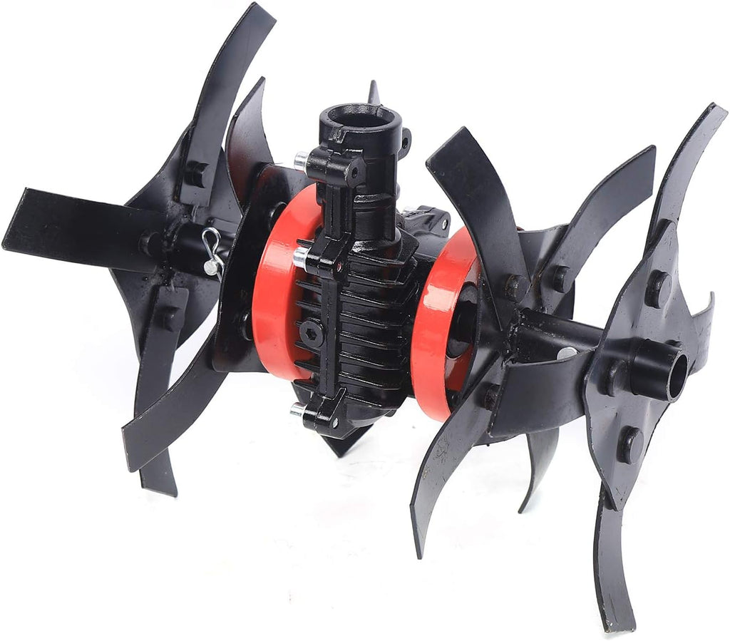 Micro Tiller Cultivator 43CC 2 Stroke Gas Powered Backpack Garden Rototiller Cultivator Hedge Trimmer 1.7HP 3 in 1 Knapsack Yard Lawn Farmland Tilling Tool for Cutting Remove Weeds, Loosen Soil