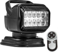 Golight 79514GT LED Portable Spotlight | Magnetic Mount Work Light with Wireless Remote | Black Weatherproof LED for Trucks, Boats, Off-Road & Outdoor Use