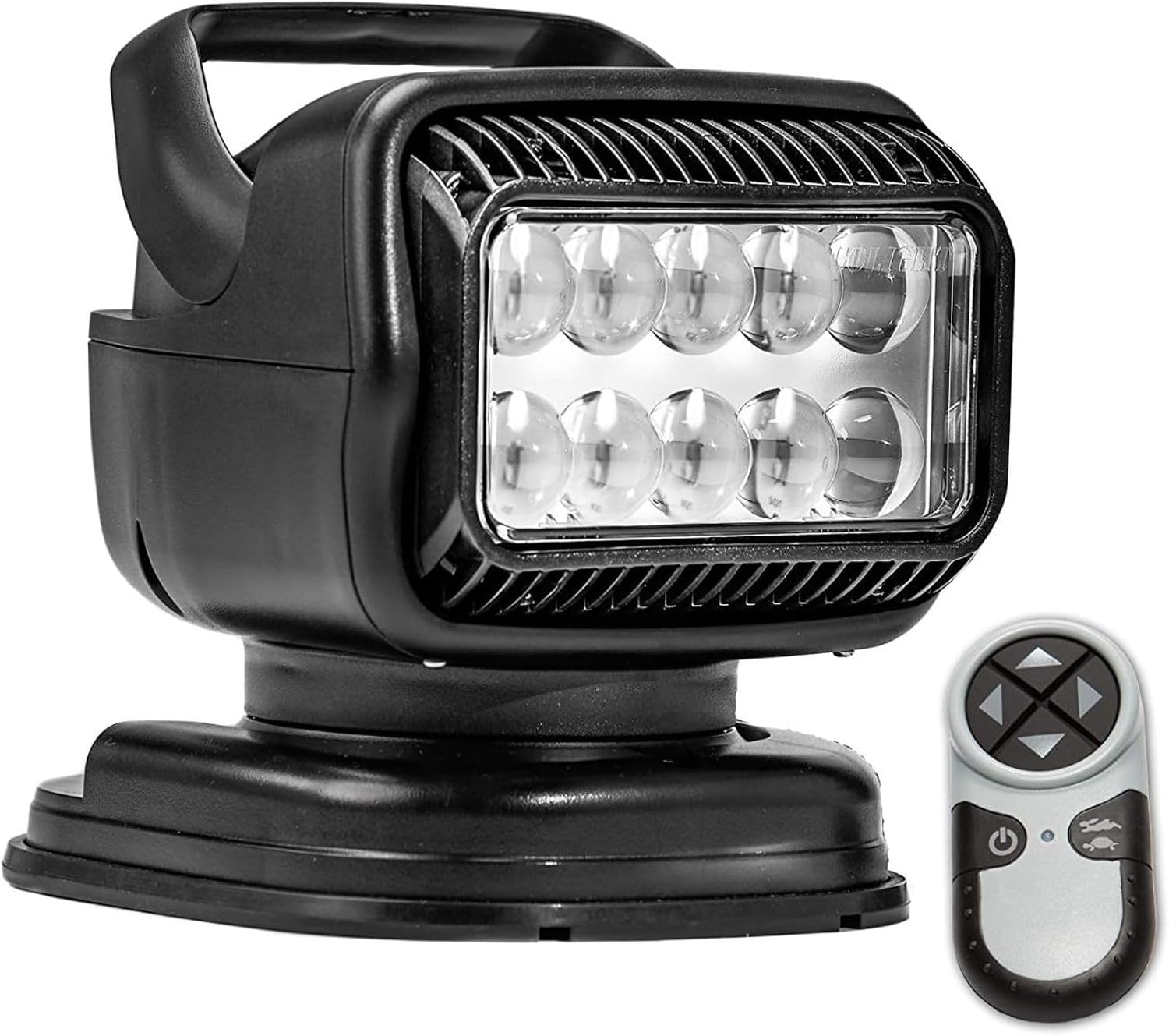 Golight 79514GT LED Portable Spotlight | Magnetic Mount Work Light with Wireless Remote | Black Weatherproof LED for Trucks, Boats, Off-Road & Outdoor Use