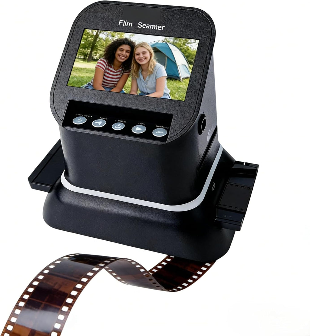 Film Slide Scanner High Resolution 22MP with 4.3' LCD Screen Converts 120/135/126/127 Negatives Slides to Digital JPEG