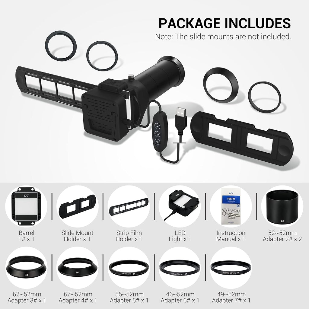 35mm Negative Film Digitizing Adapter Set + Film Retriever