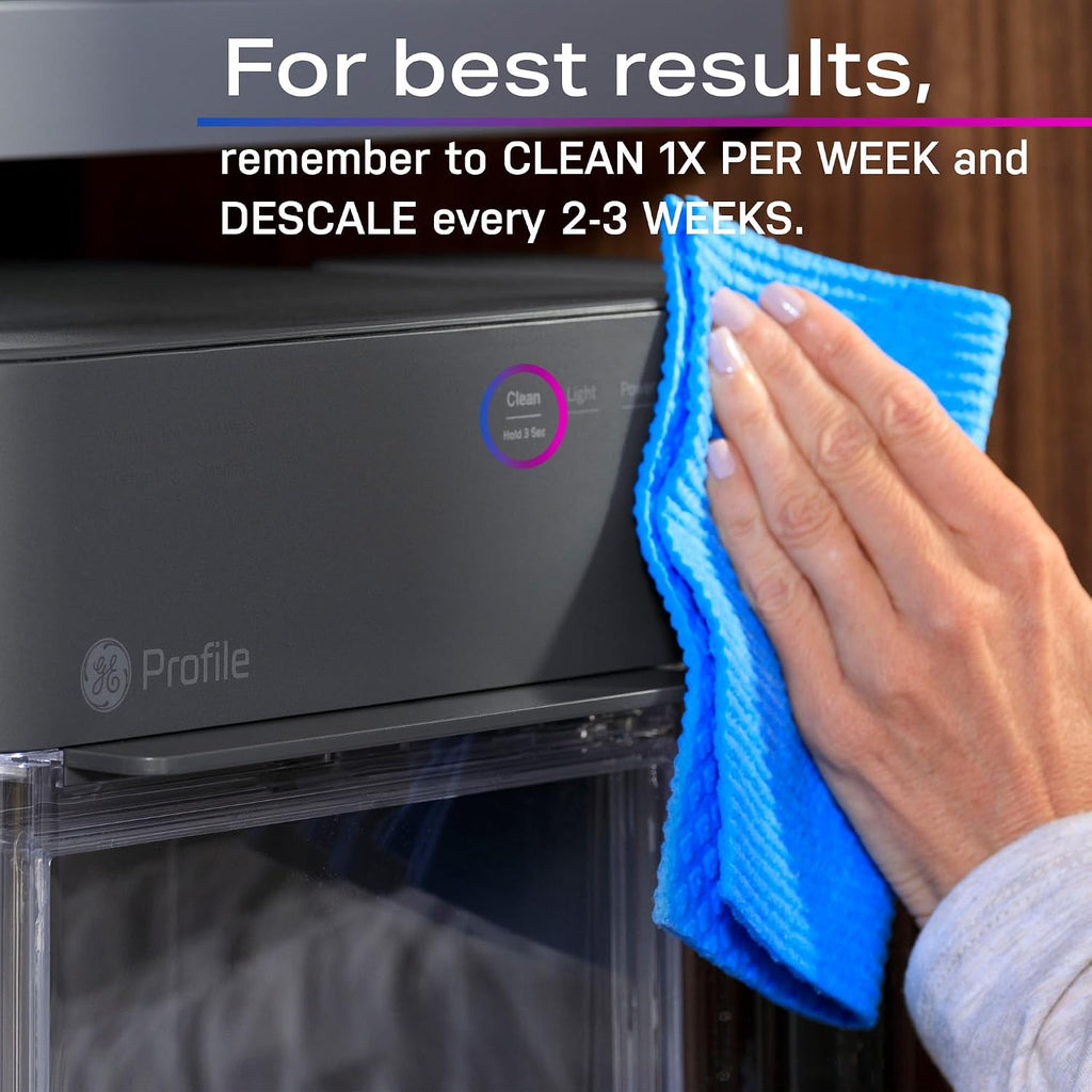 Profile Opal 2.0 | Countertop Nugget Ice Maker | Ice Machine with WiFi Connectivity | Smart Home Kitchen Essentials | Stainless Steel