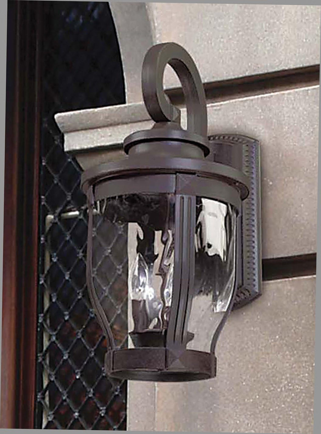 Minka Lavery Outdoor Wall Light 8763-166-PL Merrimack Exterior Wall Lantern, 13 Watts Fluorescent, Bronze