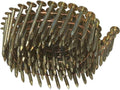 Sandbaggy 1-1/4' Coil Roofing Nails For Shingles - 15 Degree - Galvanized - Wire Collated, 11 Gauge - 120 Nails Per Coil (120)