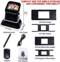 Film Slide Scanner + 4.3'' LCD Screen, High Resolution Film Scanner - 22 Million High-Definition, Convert 120/135/126/127 Negative/Slides to Digital JPEG