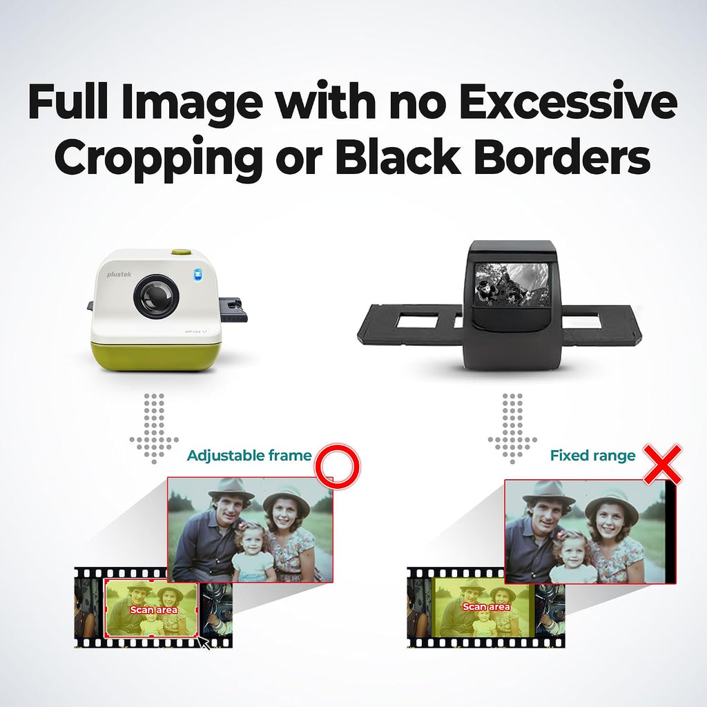 Plustek eFilm V - Slide & Negative Scanners, Quickly Convert 35mm / 110 / APS to Digital - Supports Mac and Windows OS