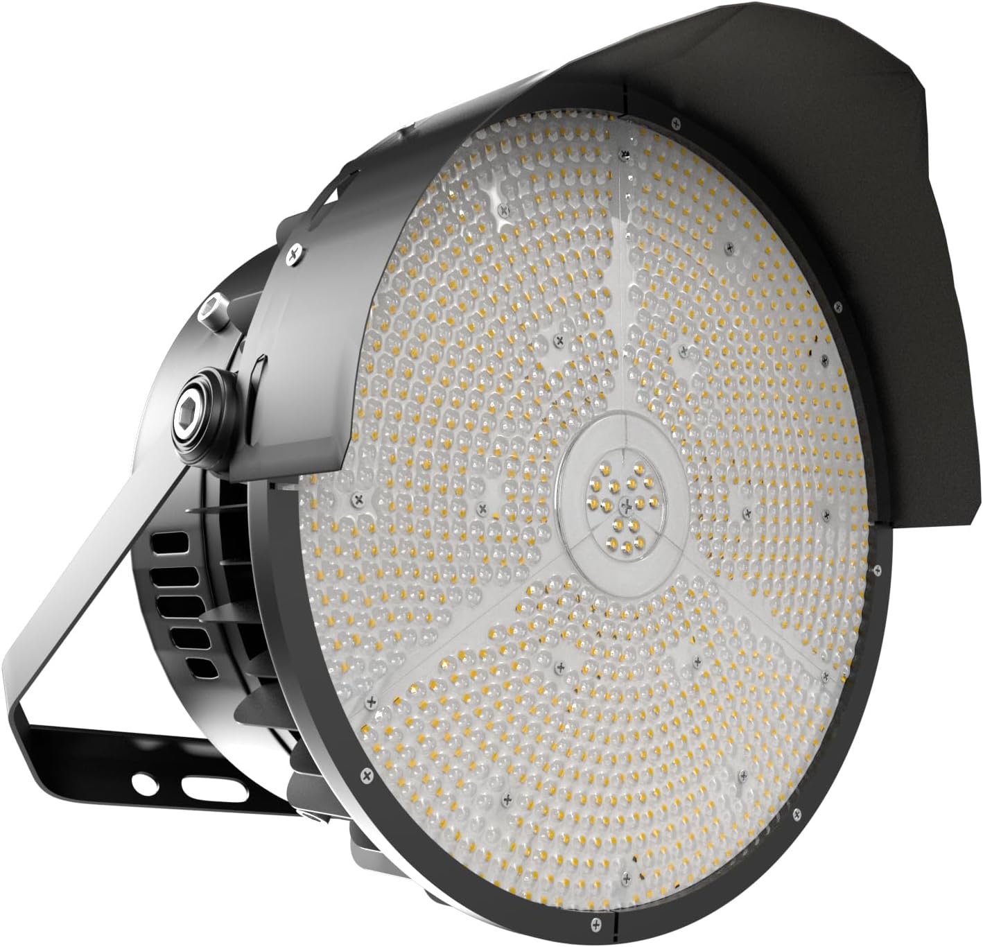 Lightdot 600W LED Stadium Lights with Reflector (Reduce Light Loss, Can Be Removed) 100-277V 90000Lm Commercial LED Sport Lights