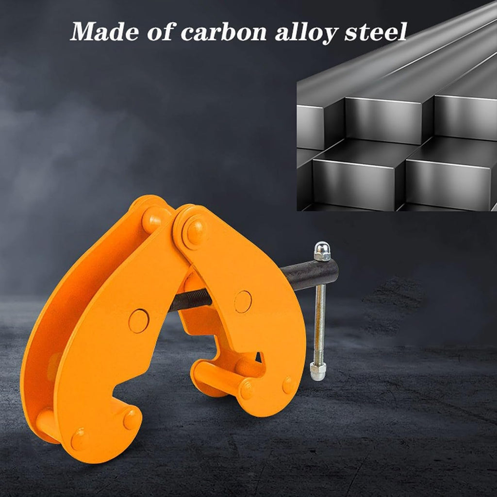 Heavy-Duty Pallet Puller Clamp YC1, Vertical Steel Plate Lifter Tool, Industrial Lifting Clamps for Metal Transport, Durable Steel Plate Clamp for Safe Lifting and Handling