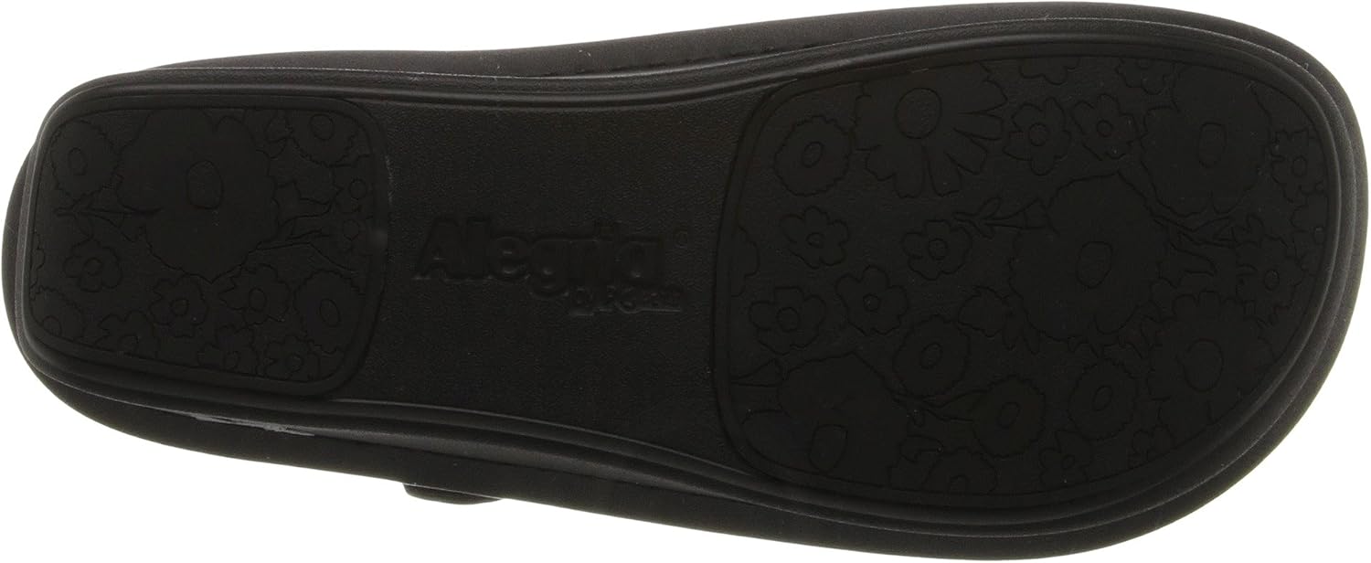 Alegria Women's Paloma Mary Jane Nurse Shoe Clogs Comfort Leather Black 10 M US