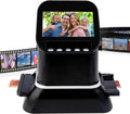 Film and Slide Scanner, Retro Negative Film Scanner, 35mm, 135, 126, 127 to JPG Photos Digital Converter, Support SD Card/PC Link, Color LCD Screen